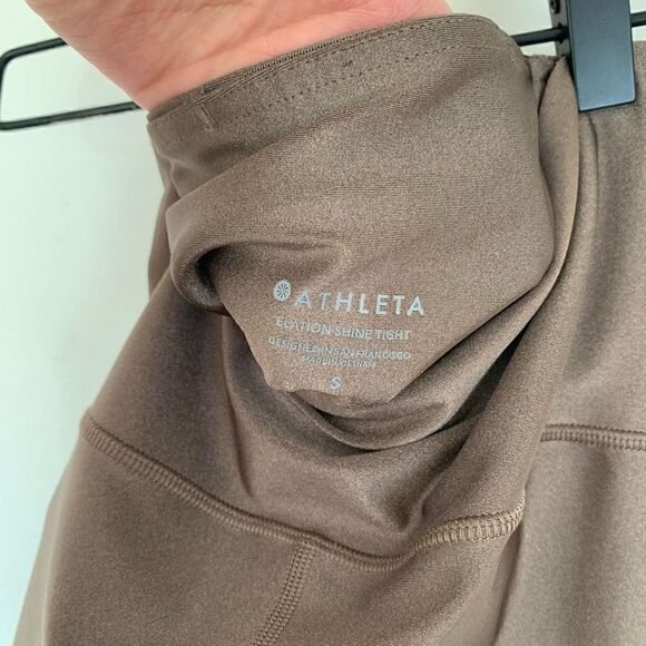 Athleta Elation Shine Tight in Coffee House - Picture 6 of 8